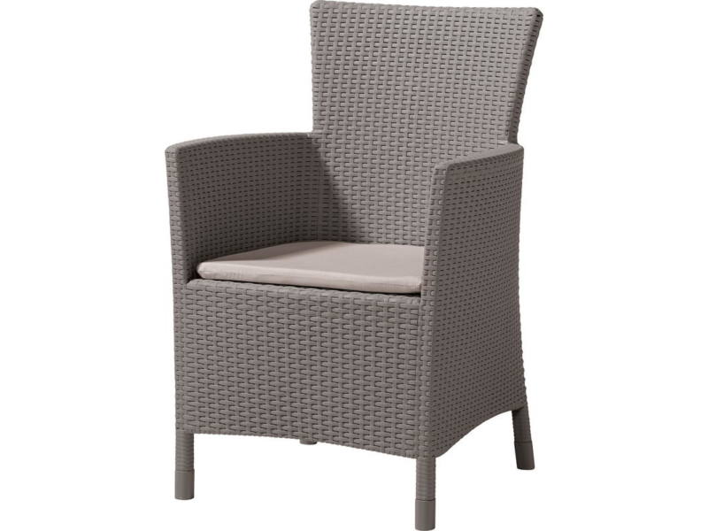 Iowa m�anyag rattan hat�s� kerti sz�k capuccino - homok